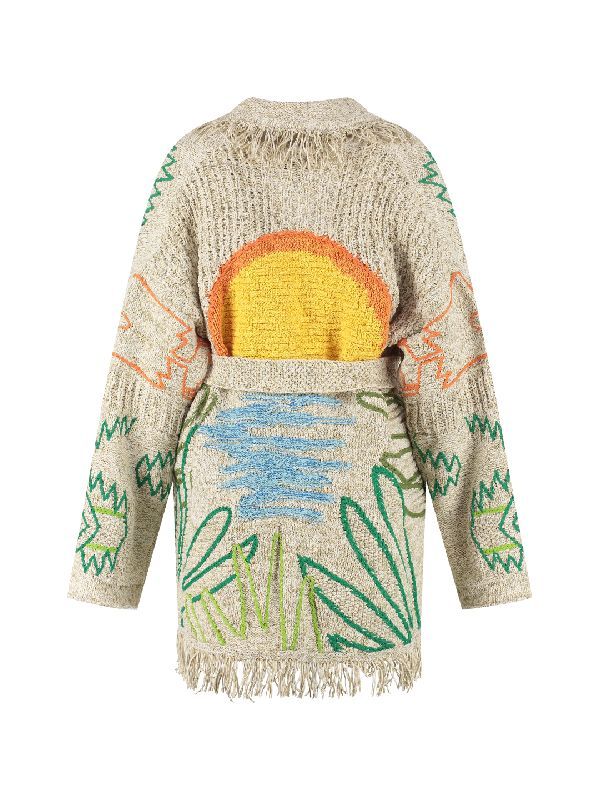 Island Icon Fringe Cardigan