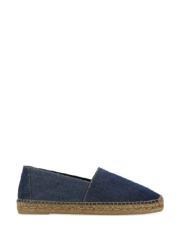 Monogram Embroidered-tab Denim
  Espadrilles