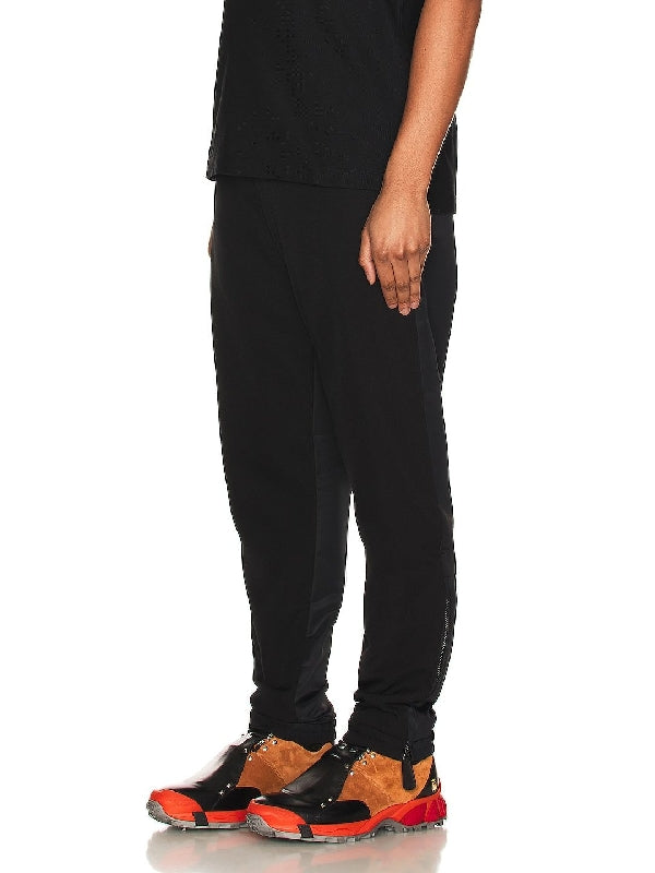 Black zipper detail pants