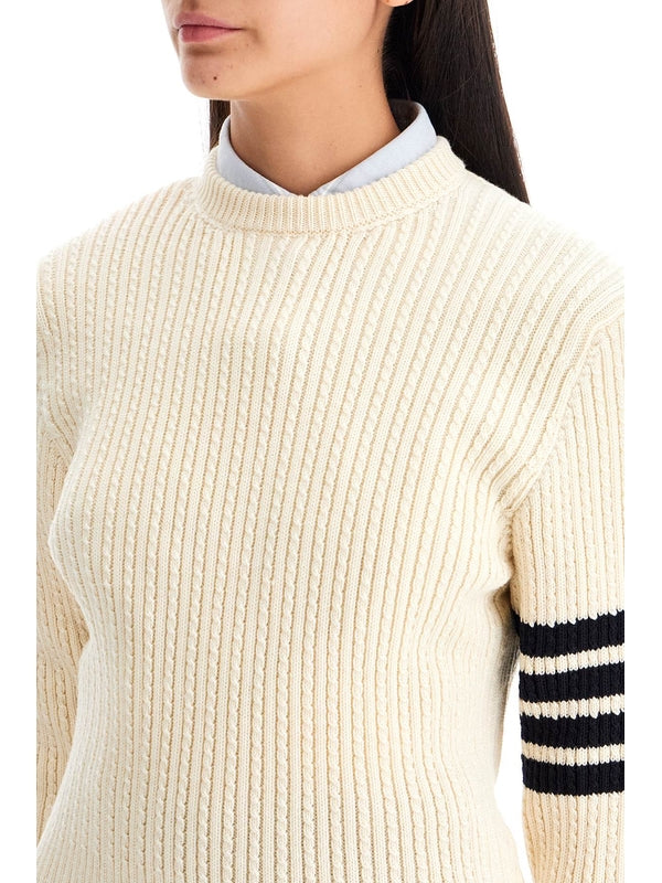 4-bar Wool Rib Knit