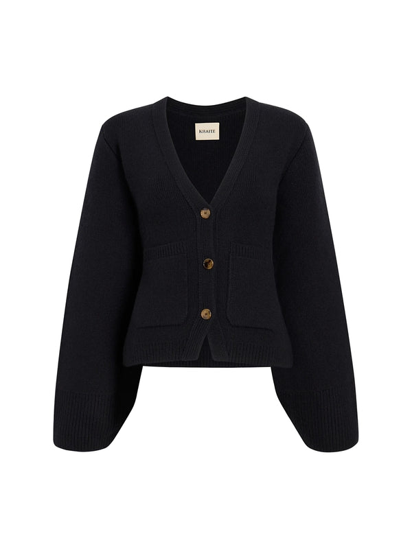 Khaite Black Cardigans