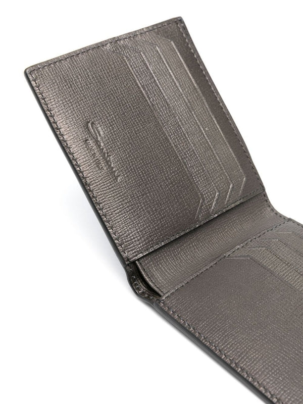 Leather Flap Bi-fold Wallet