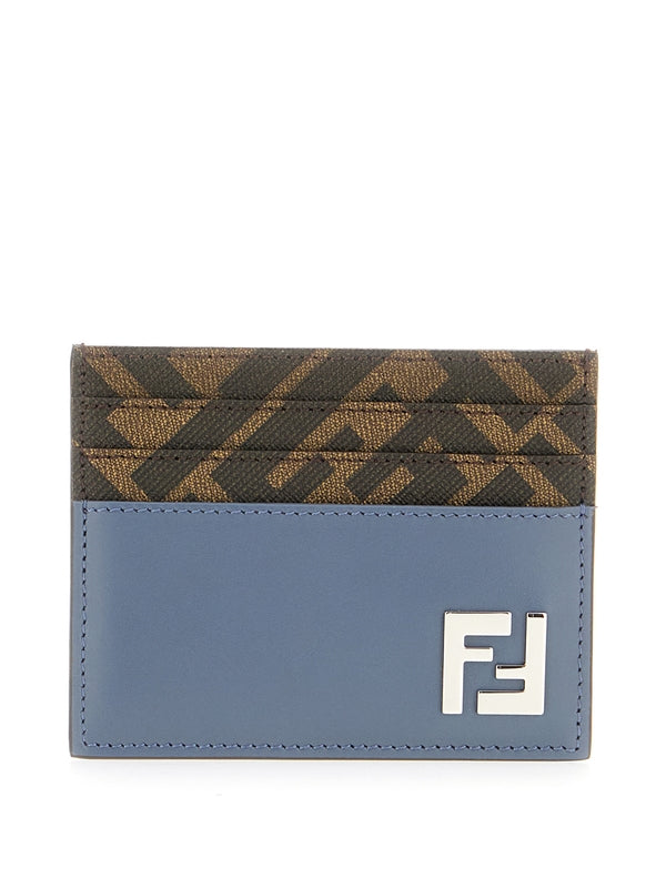 Fendi Blue Card Wallet