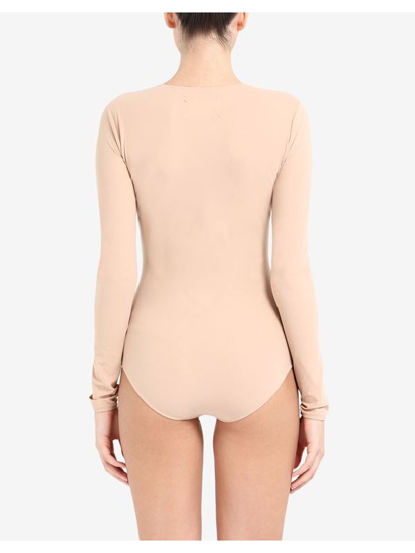 Back Stitch Long Sleeve Bodysuit