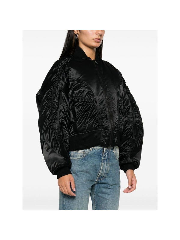 Ruffle Detail Bomber