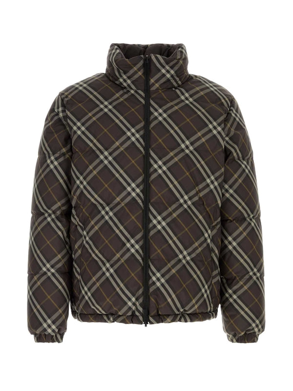 Burberry Brown Checked Down