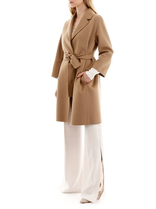 Arona Belted Wool Coat - Jente