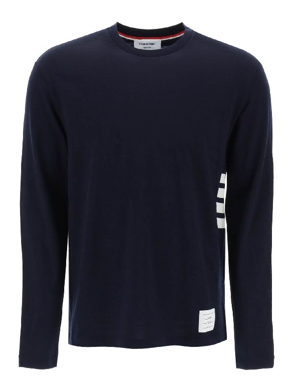 Tom Brown Navy Long Sleeve Top