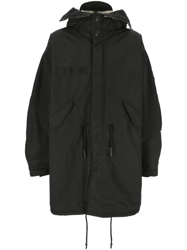 Drawstring Hood Parka