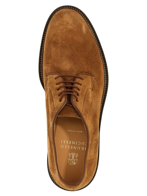 Suede Lace-up
  Derby Shoes