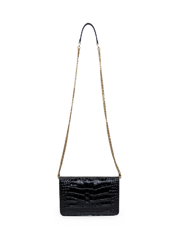 Whitney Croc Effect Shoulder Bag