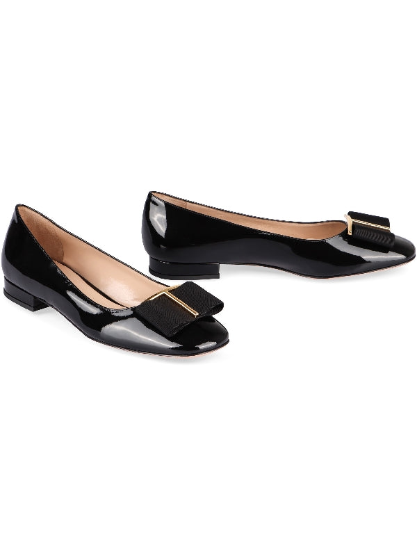 Audrey Leather Flat Shoes