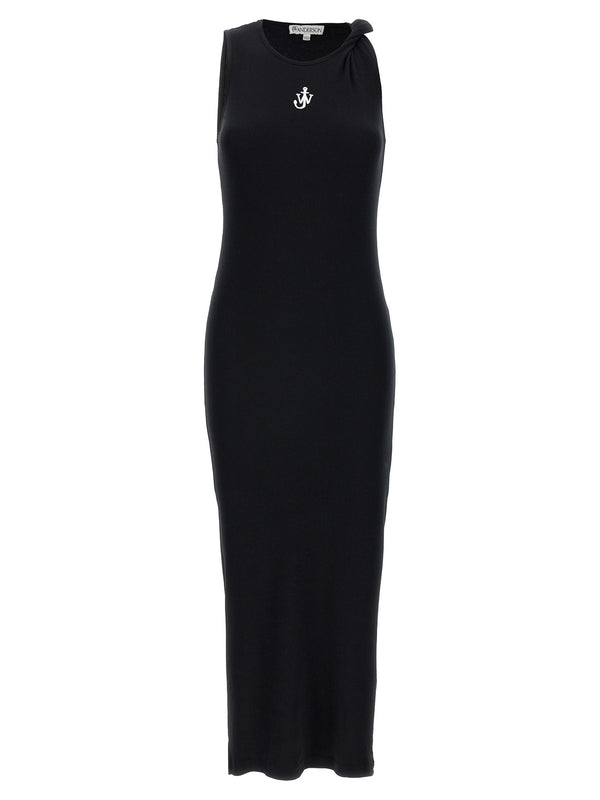 Anchor Logo
  Embroidered Ribbed Long Dress