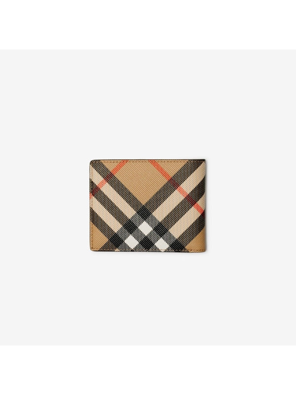 Vintage Check Bifold Wallet