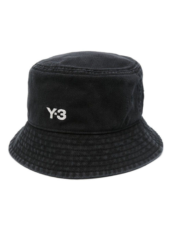 Logo embroidery cotton buckethat