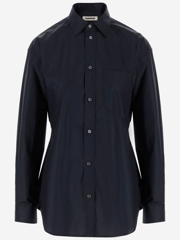 Anne Chest Pocket Cotton Shirt