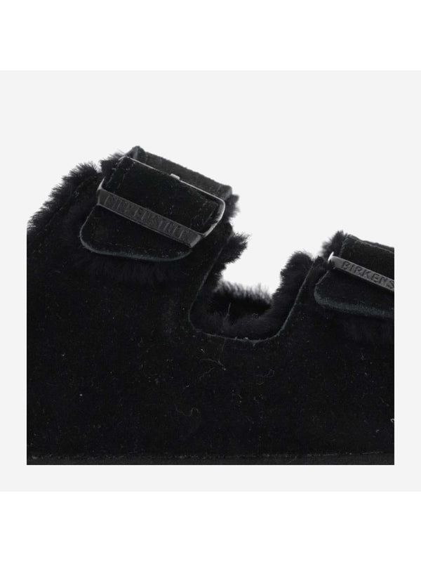 Arizona Shearling Suede Leather Sandals