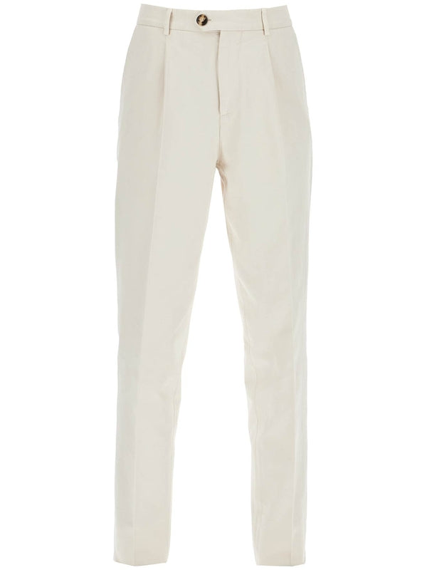 Cotton Tailored Pants