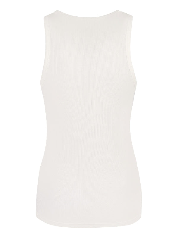 Cotton Blend Sleeveless Top