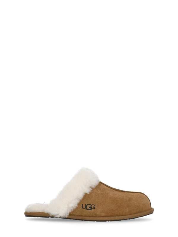 Scuffette Shearling Suede Bloafer