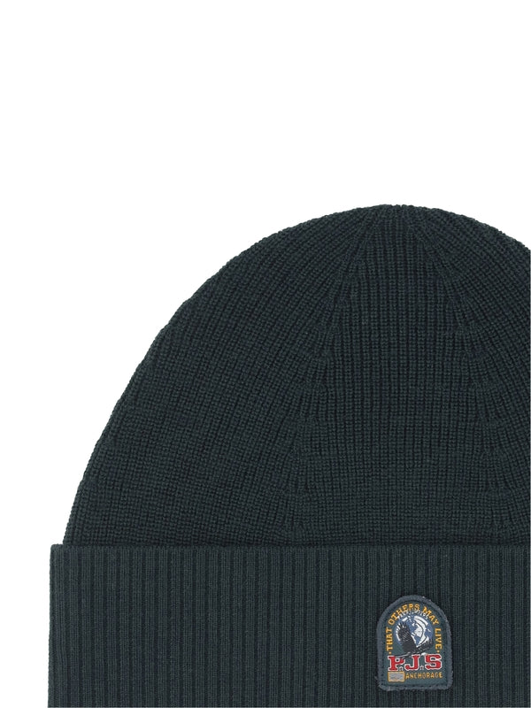 Logo Patch Wool Beanie