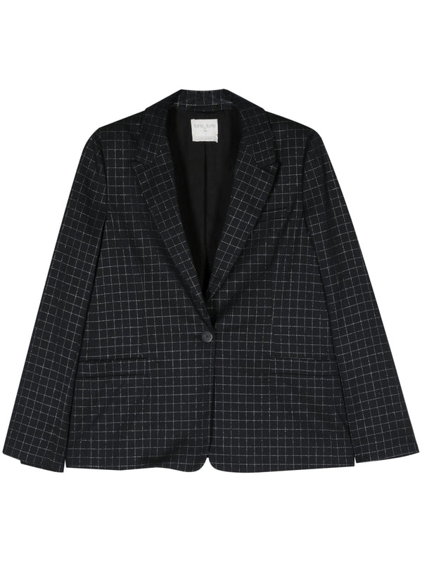 Check Pattern Single Jacket