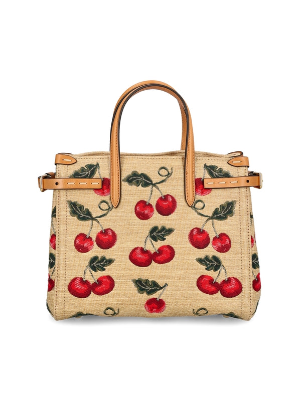 Antibes Embroidered Cotton Tote Bag