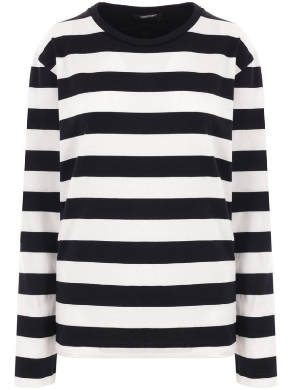 Stripe Pattern Cotton Knit