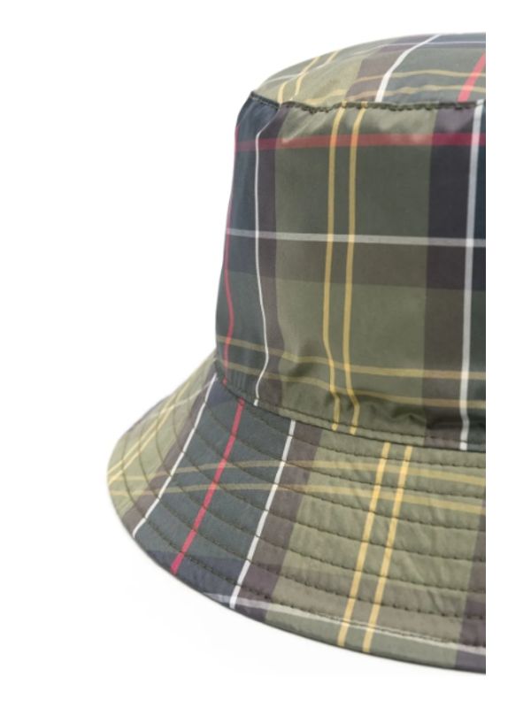 Reversible Check Pattern Bucket Hat