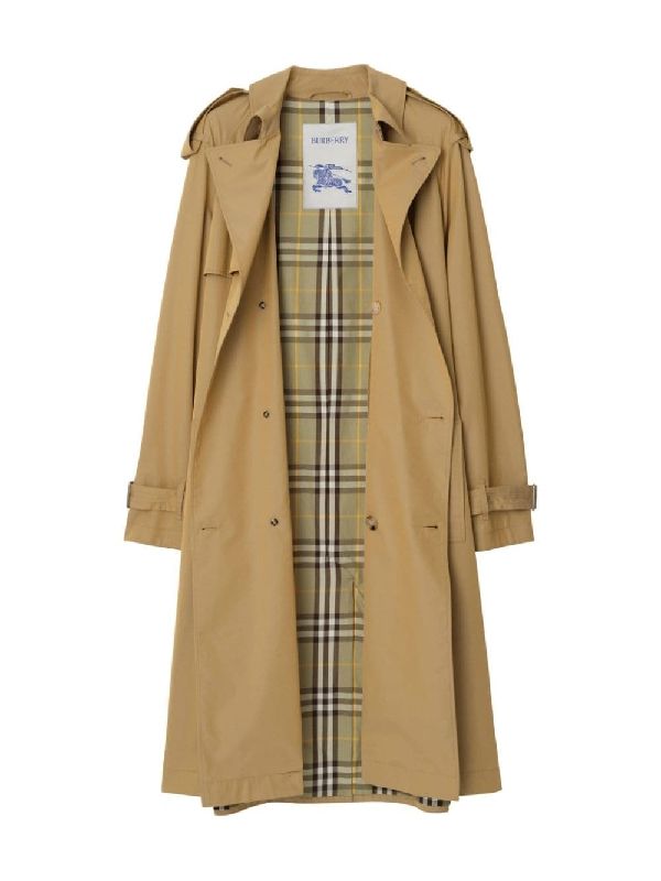 Belted Cotton Trench Coat