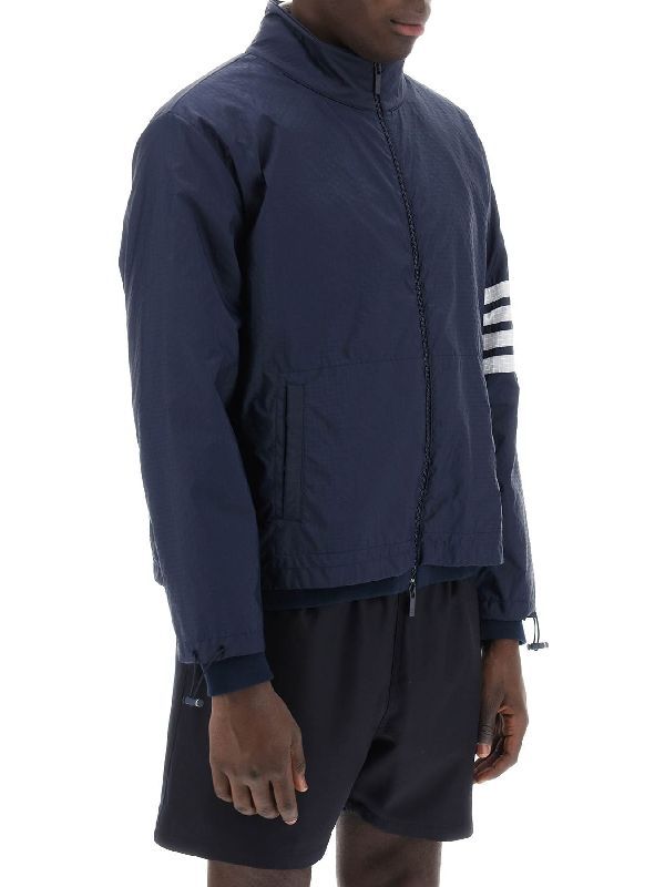 4-Bar Ripstop Zip-Up Jacket