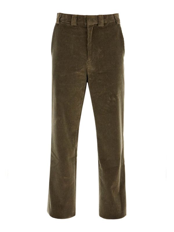 Straight Cotton Corduroy Pants