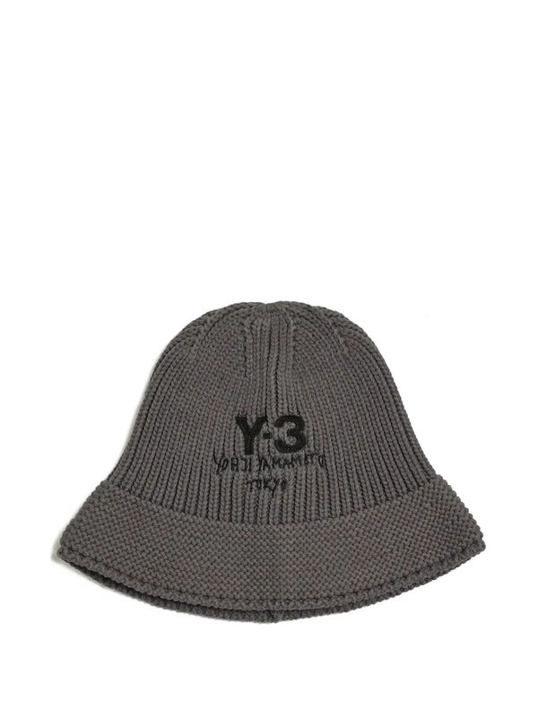 Y3 Gray Bucket Hat