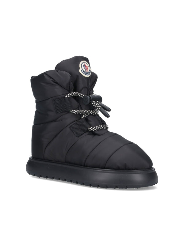 Gaia Logo Padding Lace Up Boots