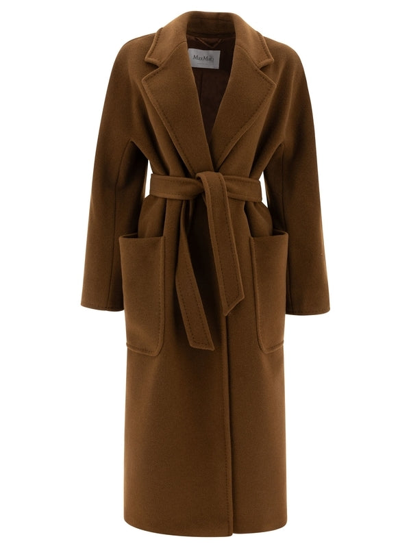 Actual Belted Camel Wool Coat