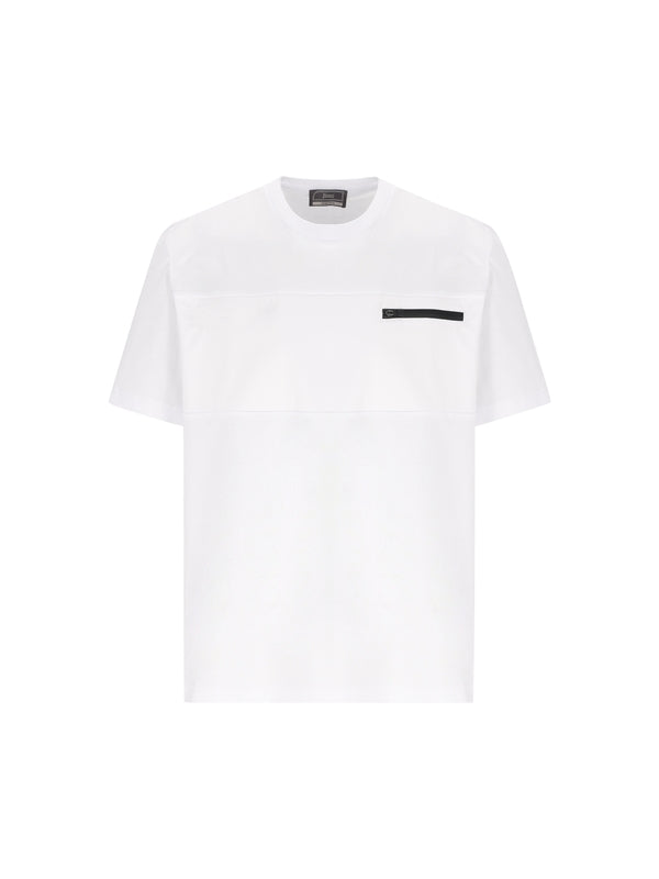 Zipper Pocket Detail Short-sleeve T-shirt