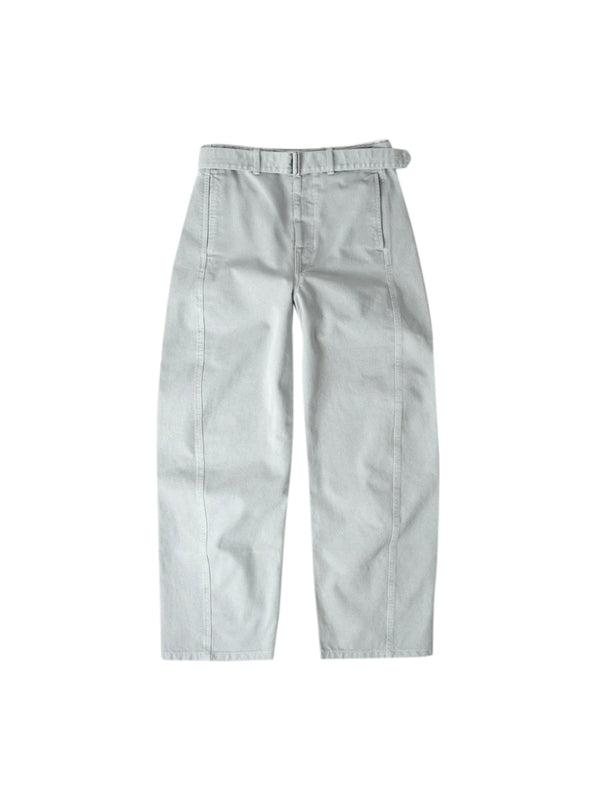 Twist Belt Cotton Pants