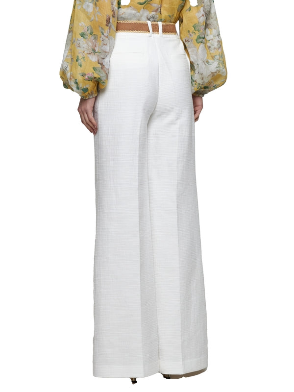 Acacia Flared Cotton Pants