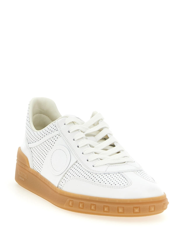 Valentino White Low Top Sneakers