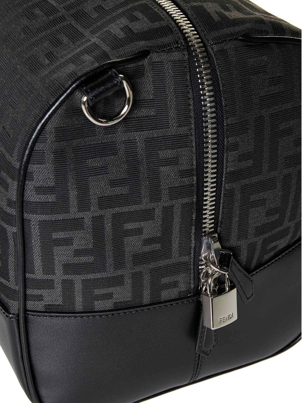 FF Fabric Medium Boston Bag