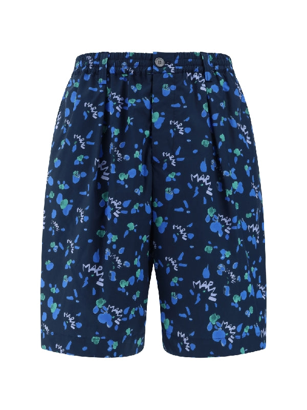 Allover Logo Pattern Banded
  Shorts