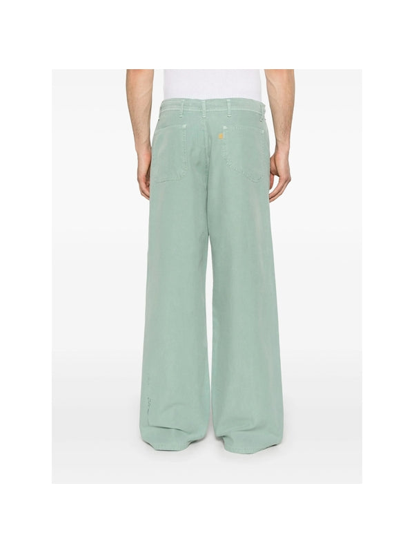 Straight Cotton Pants