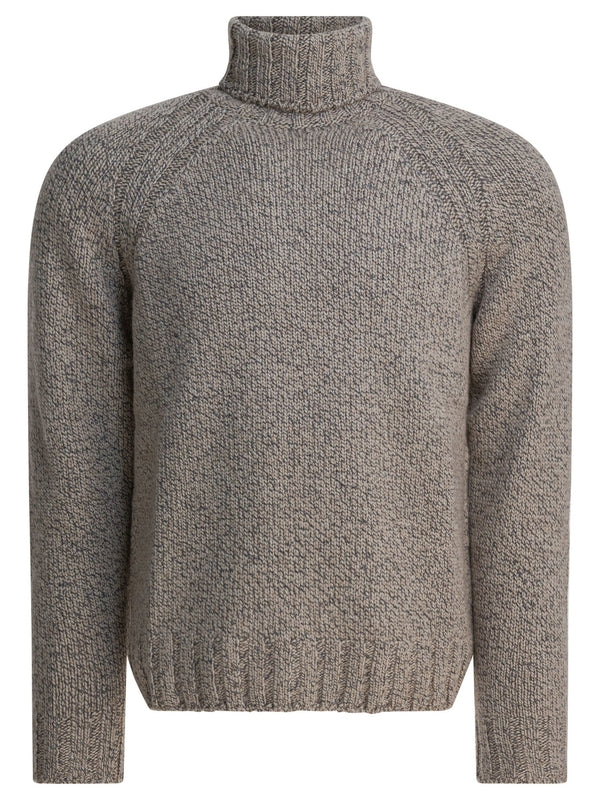Z Zegna Beige Knitted