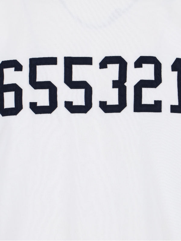 Number Printing Cotton Short Sleeve
  T-Shirt