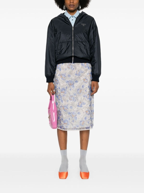 All-Over Printing Midi
  Skirt