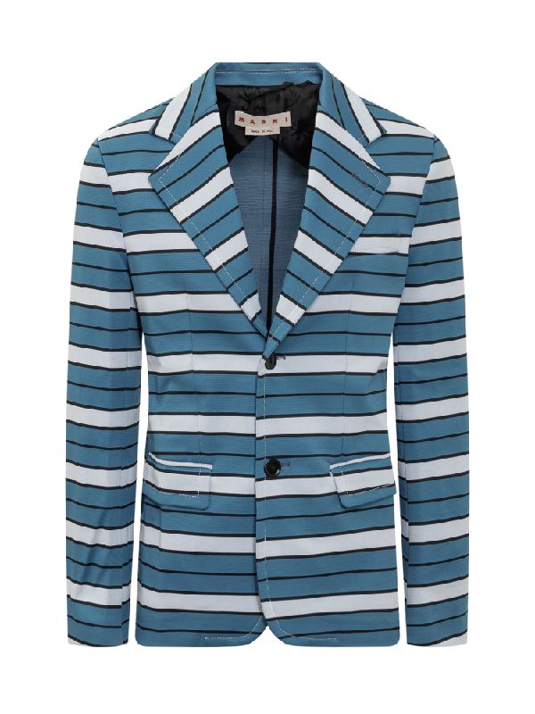 Stripe Jersey Jacket