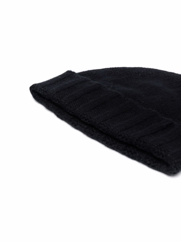 Ribbed Cashmere Beanie