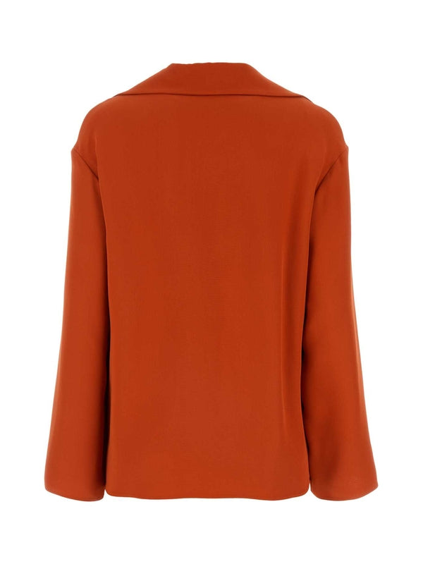 Bow Detail Silk Blouse