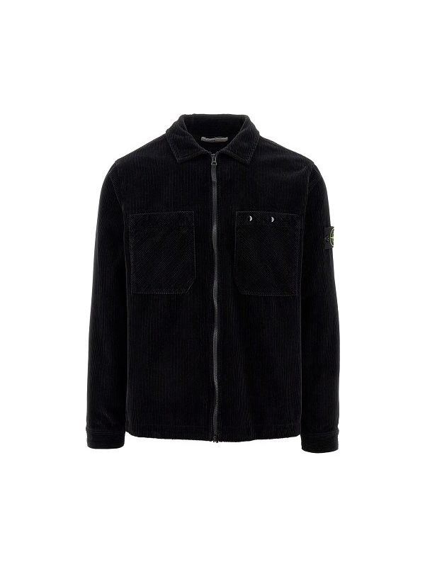 Wappen Patch Corduroy Shirt
  Jacket