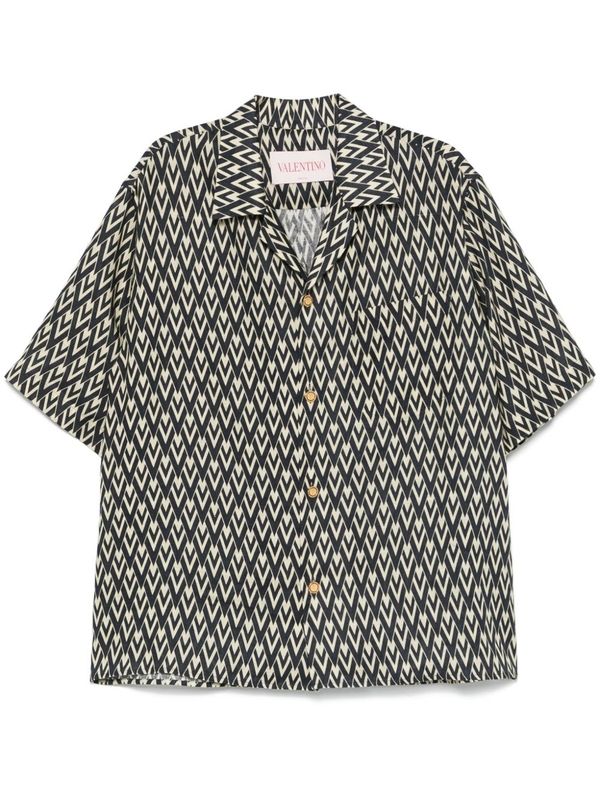 Allover
  Pattern Linen Shirt